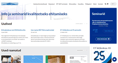 Desktop Screenshot of ehituskeskus.ee