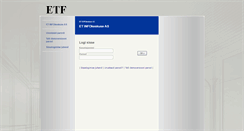 Desktop Screenshot of etf.ehituskeskus.ee